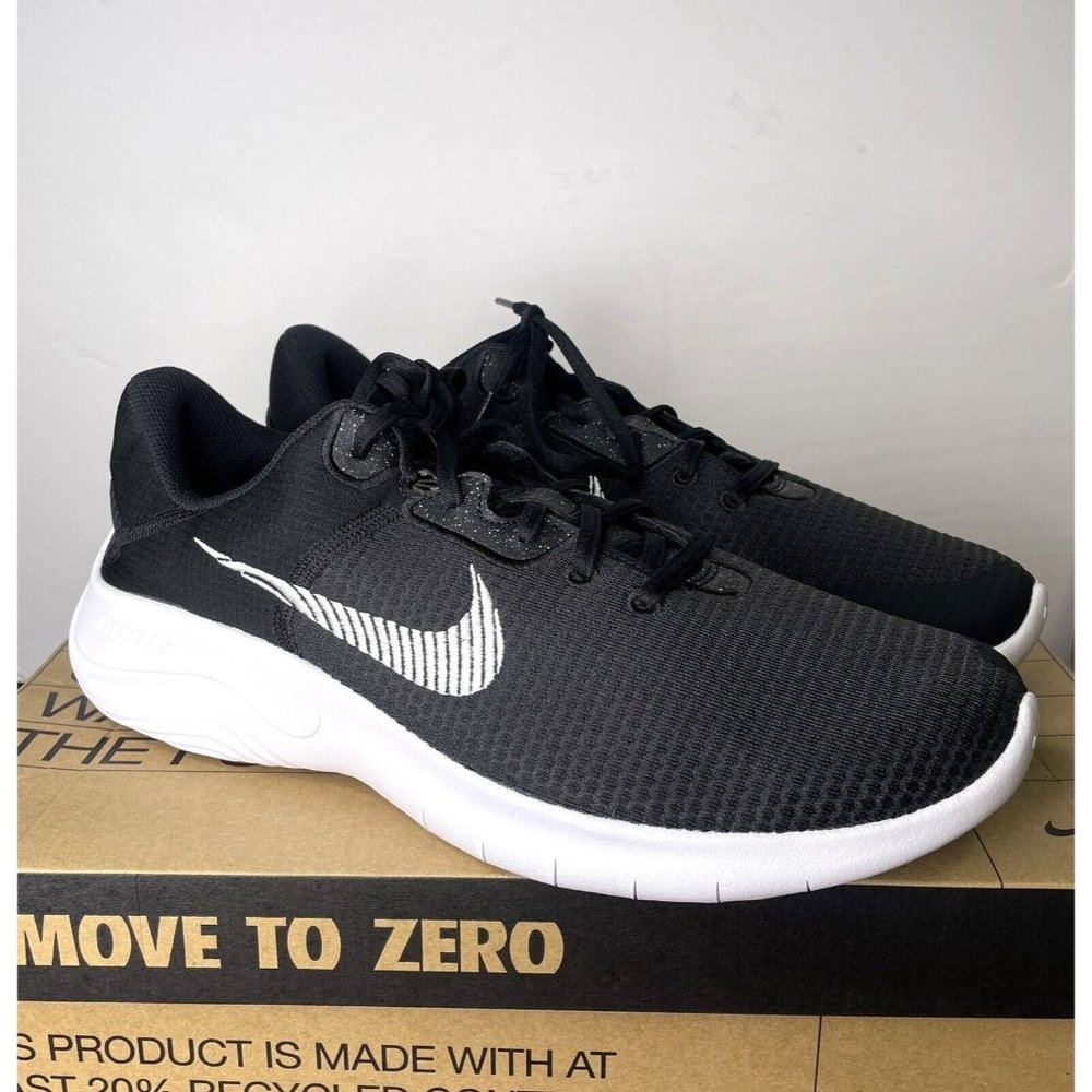 Men's Nike Flex Experience RN 11 Running Shoes Black/White 4E Pick a Size